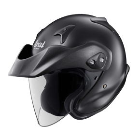 Arai CTZ/CTF Open Face Helmet - Black Frost - MotoHeaven
