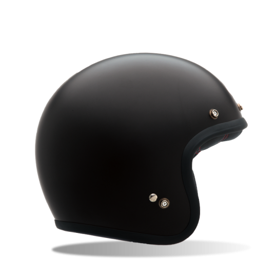 Bell Helmet Custom 500 Matte Black - With studs - MotoHeaven