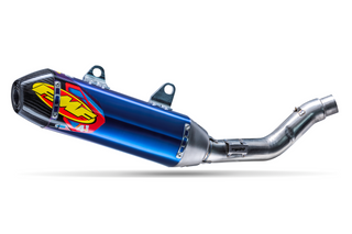 FMF FACTORY 4.1 RCT TITANIUM ANODIZED SL (SLIP-ON) W/ CARBON CAP 044400 YFZ450R'09-15/450X'10-11