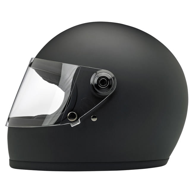 Biltwell Gringo S ECE Motorcycle Helmet - Flat Black - MotoHeaven