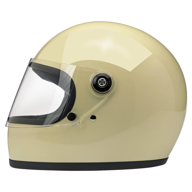 Biltwell Gringo S ECE Motorcycle Helmet - Gloss Vintage White - MotoHeaven