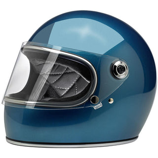 Biltwell Gringo S ECE Motorcycle Helmet - Pacific Blue - MotoHeaven