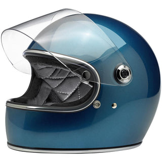 Biltwell Gringo S ECE Motorcycle Helmet - Pacific Blue - MotoHeaven