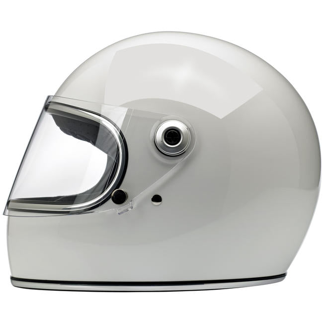 Biltwell Gringo S ECE Motorcycle Helmet - Gloss White - MotoHeaven