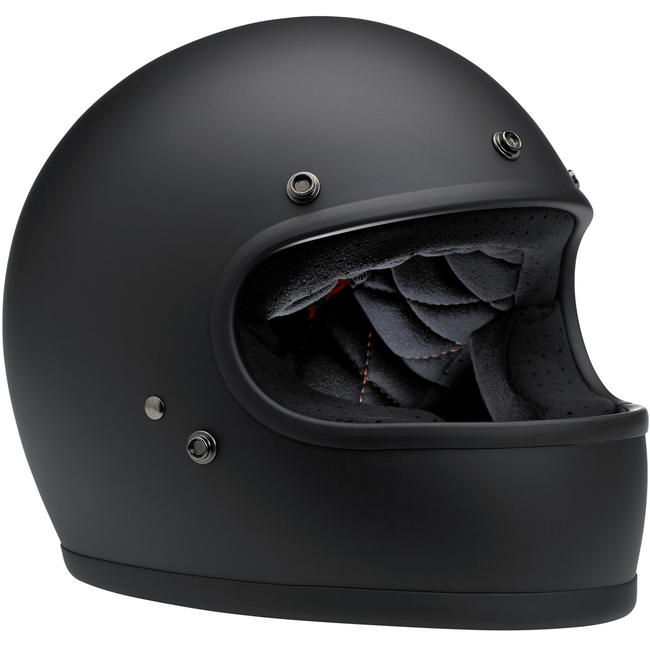 Biltwell Gringo ECE Motorcycle Helmet - Flat Black - MotoHeaven