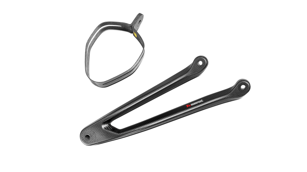 Akrapovic Kawasaki Ninja ZX-10R 16>20 Muffler bracket with Muffler clamp (Carbon)