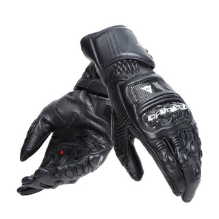 Dainese Druid 4 Leather Gloves - Black/Black/Charcoal-Grey