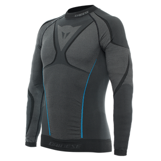 Dainese Dry Long Sleeve Shirt - Black/Blue