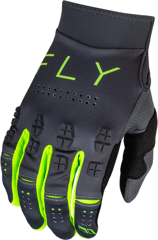 Fly Racing 2024 Evo Gloves - Charcoal Neon Green