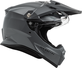 Fly Racing Trekker Solid Helmet - Grey