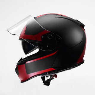 Eldorado ESD E20 Helmet - Matte Black/Red