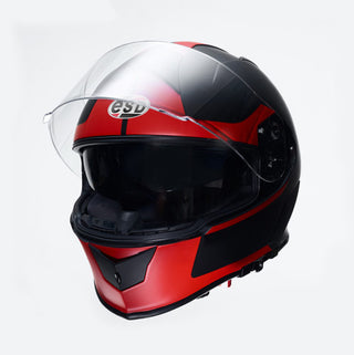 Eldorado ESD E20 Helmet - Matte Black/Red