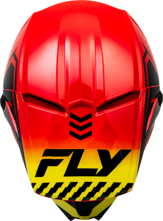 Fly Racing Kinetic Menace Helmet - Red/Black/Yellow