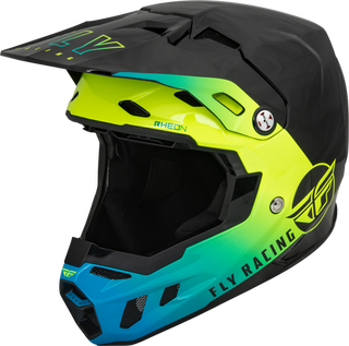 Fly Racing Youth Formula CC Centrum Helmet - Black Blue Hi-Vis