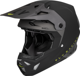 Fly Racing Youth Formula CP Slant Helmet - Black/Grey/Hi-Vis