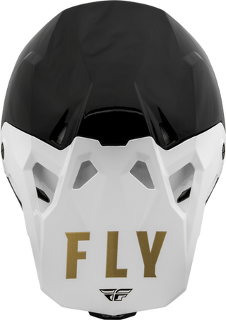 Fly Racing Youth Formula CP Slant Helmet - Black/White/Gold