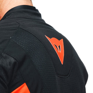 Dainese Energyca Air Tex Jacket - Black/Fluo-Red