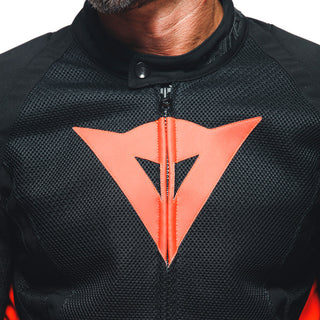 Dainese Energyca Air Tex Jacket - Black/Fluo-Red