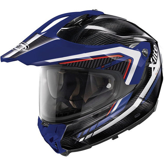 X-Lite X-552 Ultra Carbon Latitude N-Com Helmet - Black/Blue/Red/White