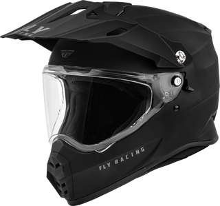 Fly Racing Trekker Solid Helmet - Matt Black