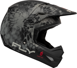 Fly Racing Kinetic S.E. Kryptek Helmet - Mt.Moss/Grey Black