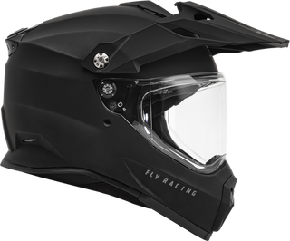 Fly Racing Trekker Solid Helmet - Matt Black