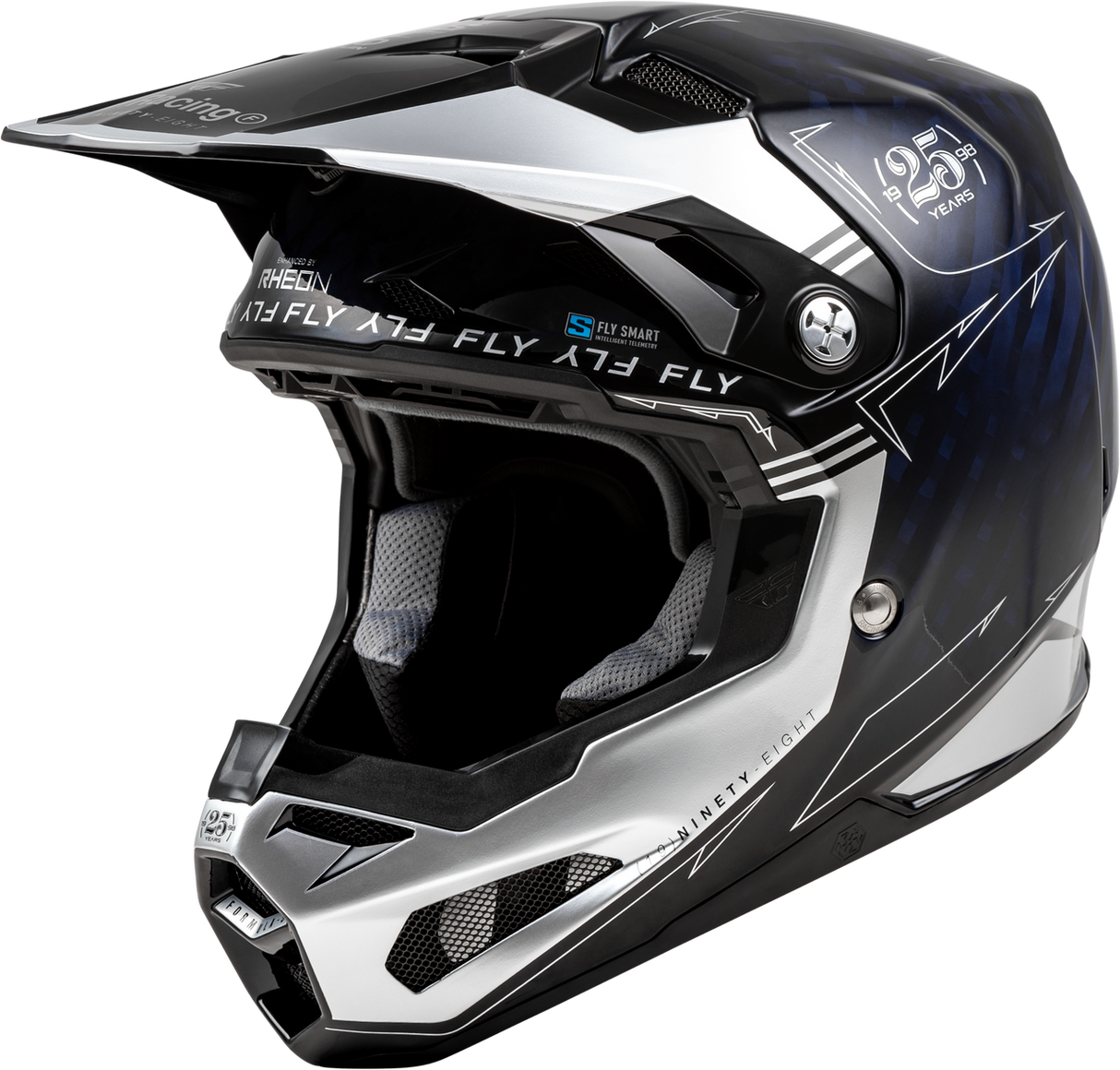 Fly Racing Formula S Carbon Legacy Helmet - Blue Carbon