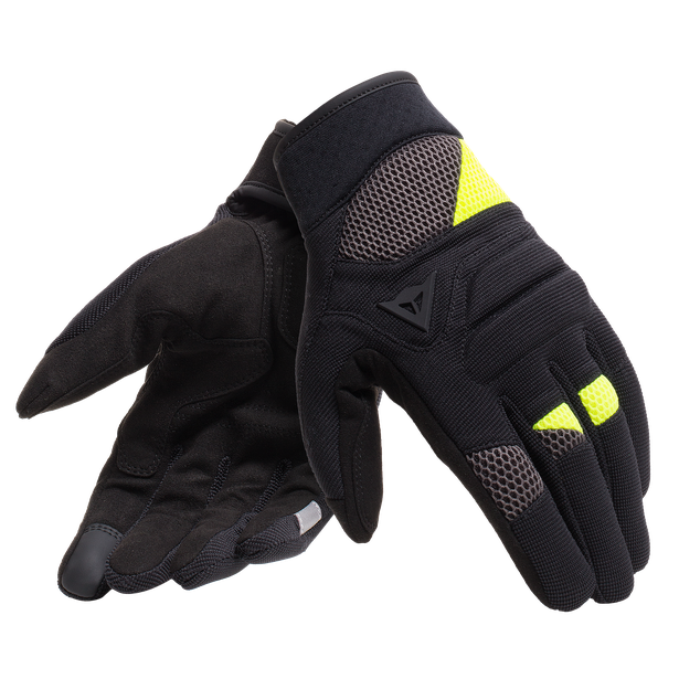 Dainese Fogal Unisex Tex Gloves - Black/Fluo-Yellow