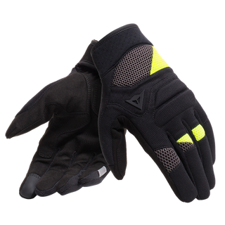 Dainese Fogal Unisex Tex Gloves - Black/Fluo-Yellow