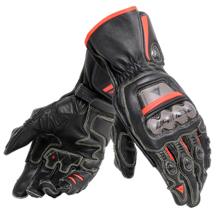 Dainese Full Metal 6 Gloves - Black/Fluo Red