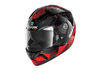 Shark Ridill Mecca Helmet Black/Red/Silver