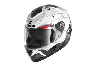 Shark Ridill Mecca Helmet White/Black/Red