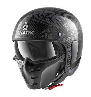 Shark S-Drak Carbon Freestyle Cup Helmet Carbon/Anth