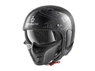 Shark S-Drak Carbon Freestyle Cup Helmet Carbon/Anth