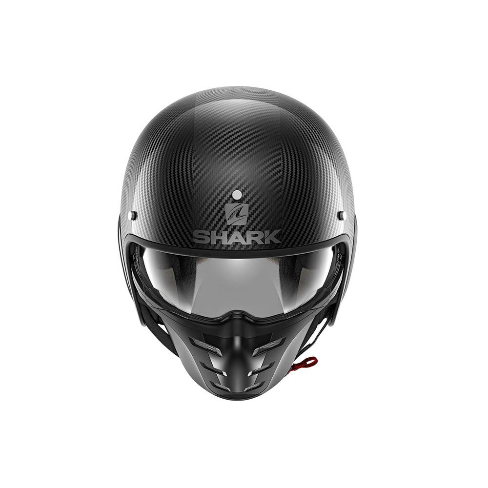 Shark S-Drak Carbon Carbon Skin Helmet Carbon/Silver/Black