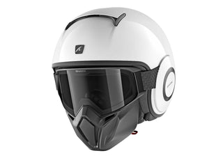 Shark Street Drak Blank Helmet White