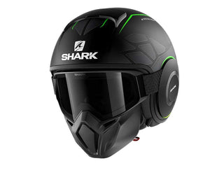 Shark Street Drak Hurok Helmet Black/Green/Black