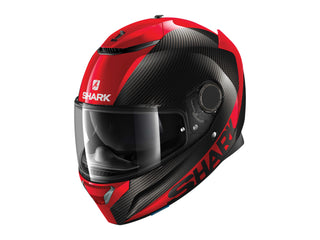 Shark Spartan Carbon Carbon Skin Helmet Carbon/Red/Red