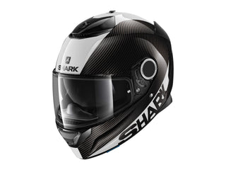 Shark Spartan Carbon Carbon Skin Helmet Carbon/White/Silver