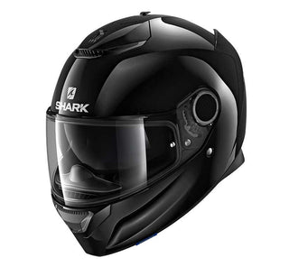 Shark Spartan Blank Helmet Black