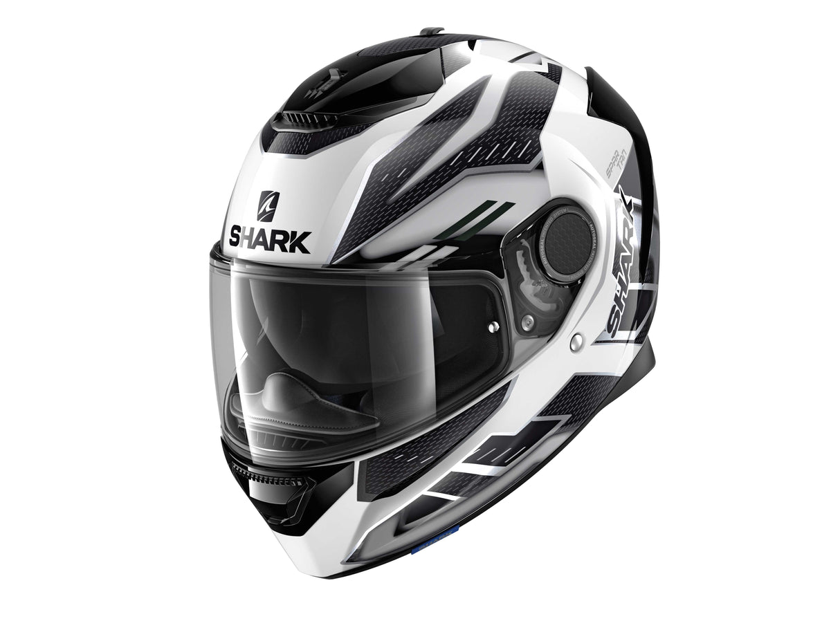 Shark Spartan Antheon Helmet White/Silver/Black