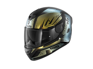 Shark D-Skwal 2 Dharkov Helmet Black/Green