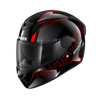 Shark D-Skwal 2 Cadium Helmet Black/Red/Black