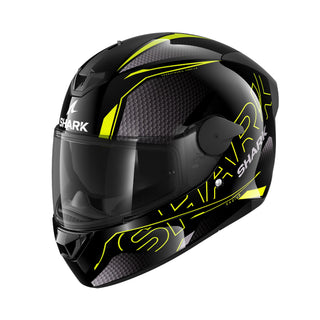 Shark D-Skwal 2 Cadium Helmet Black/Yellow/Black