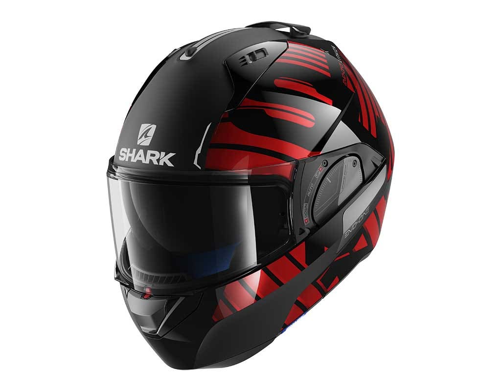 Shark Evo-One 2 Lithion Dual Helmet Black/Chrome/Red