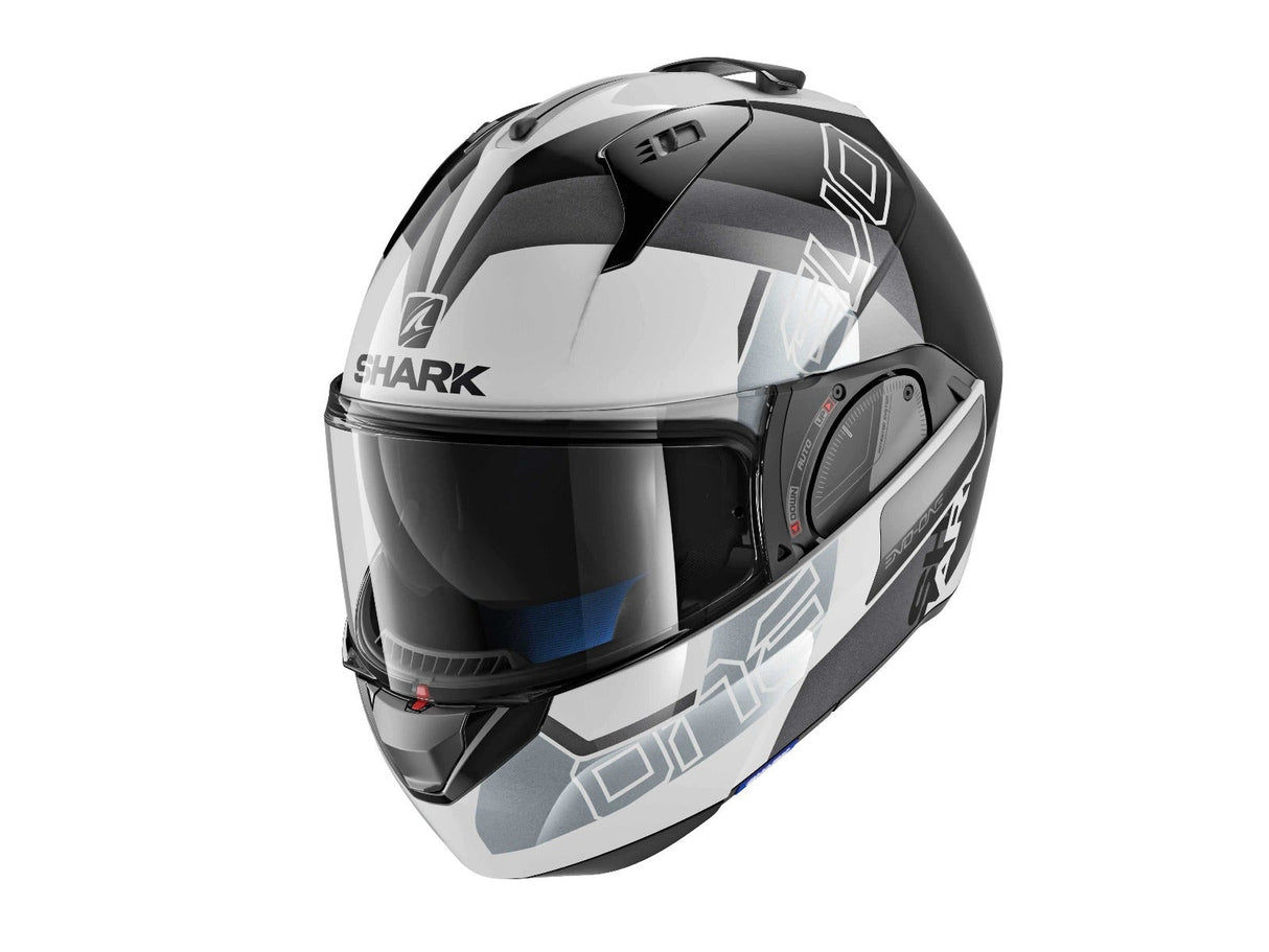 Shark Evo-One 2 Slasher Helmet White/Black/Silver