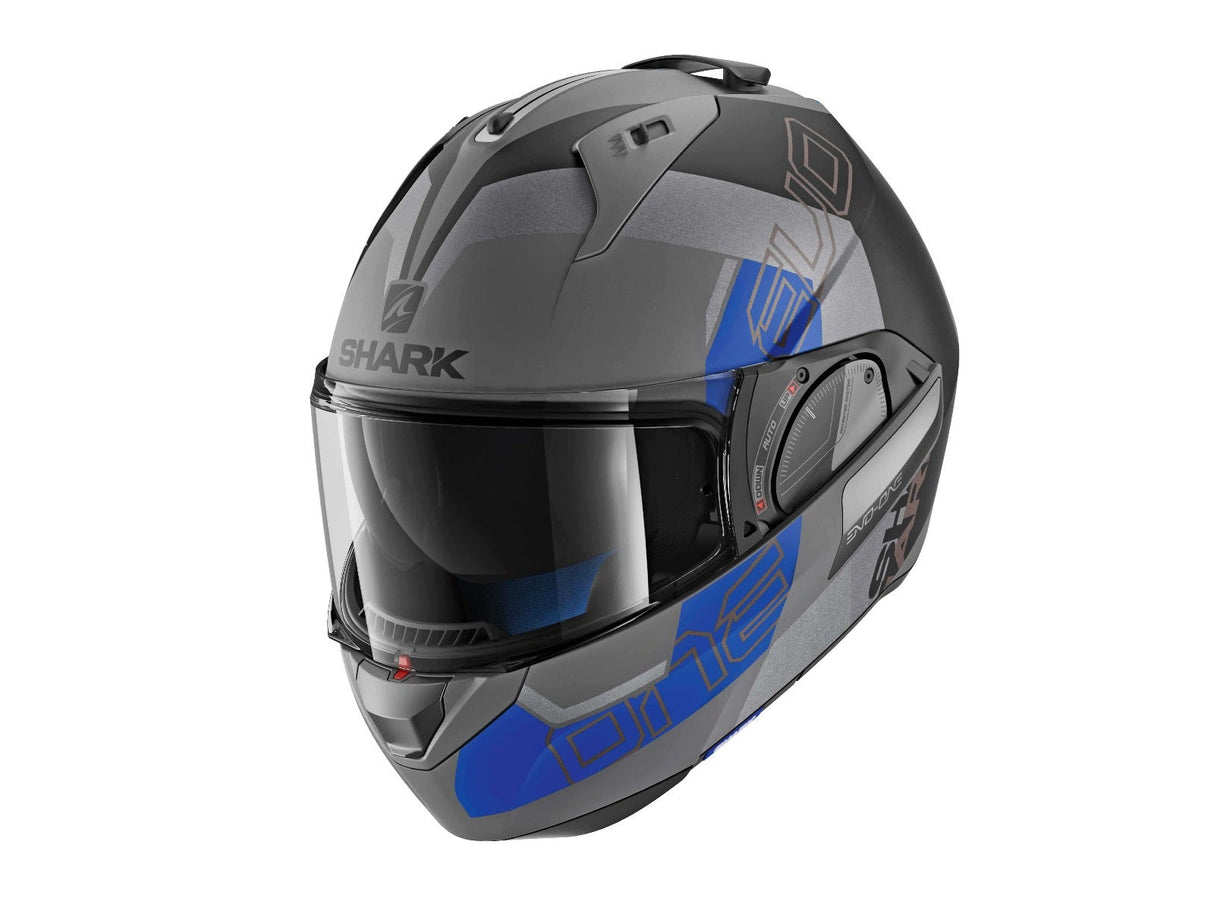 Shark Evo-One 2 Slasher Helmet Anth/Black/Blue