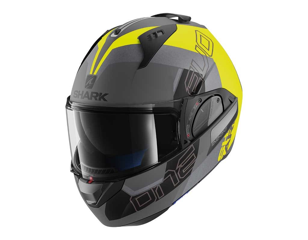 Shark Evo-One 2 Slasher Helmet Anth/Yellow/Black