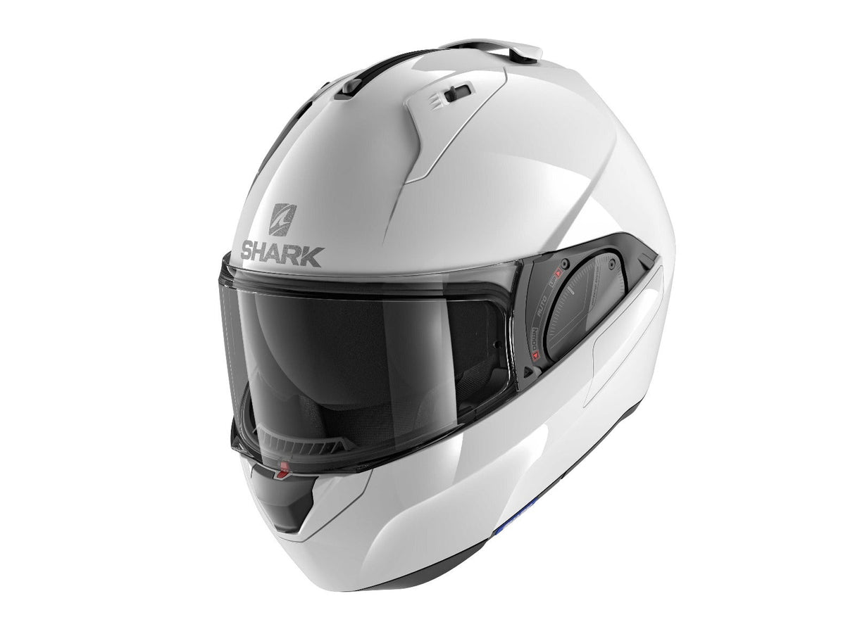 Shark Evo-ES Blank Helmet White