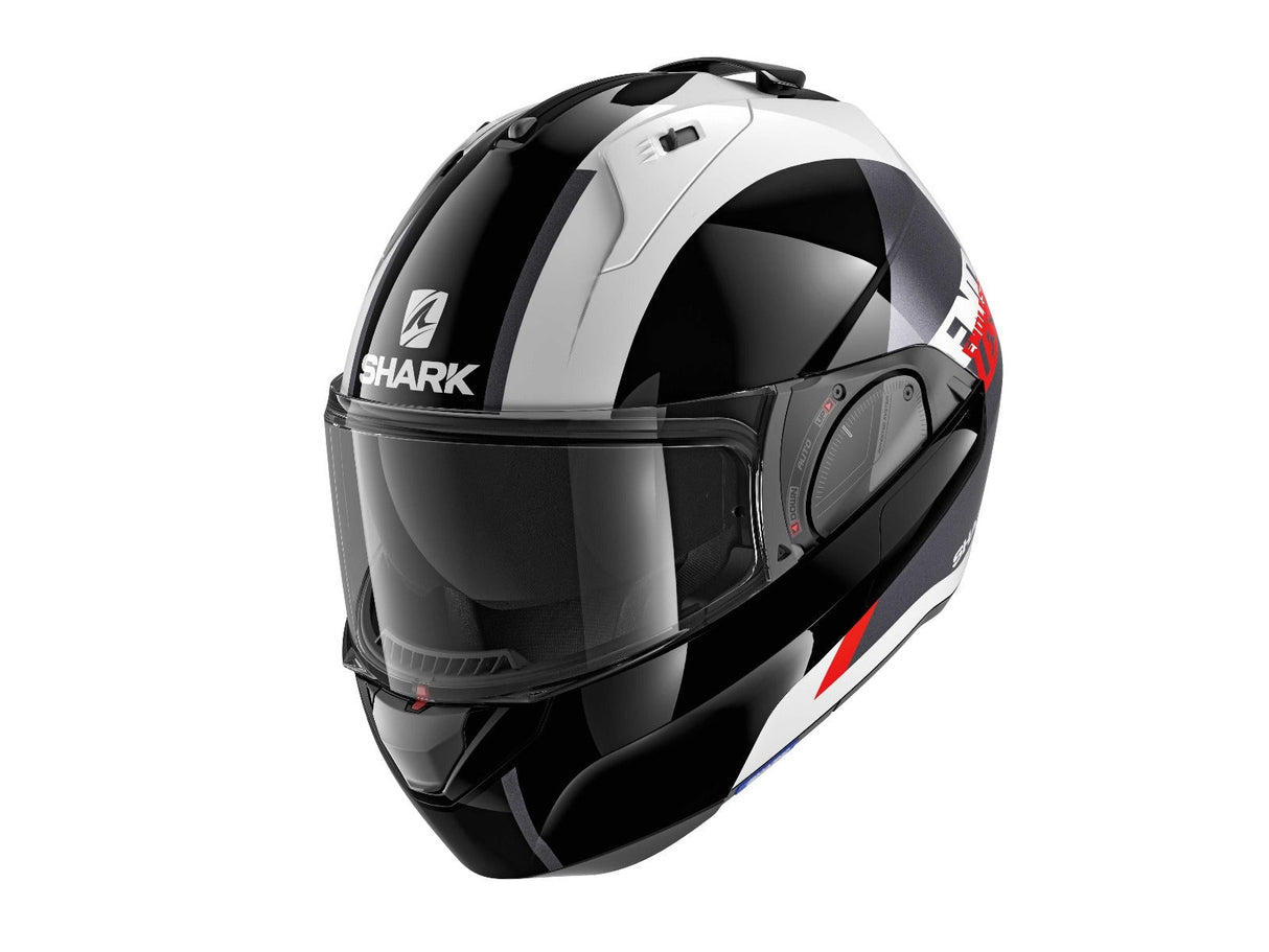 Shark Evo-ES Endless Helmet White/Black/Red